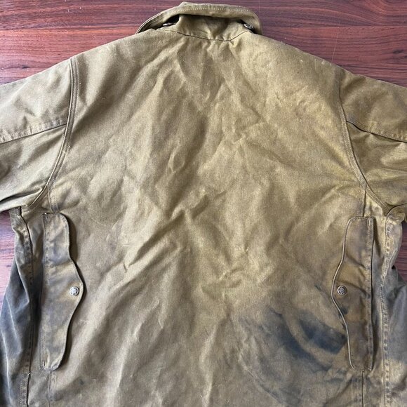 Men's Filson tin cloth jacket large (unlined) - Picture 3 of 9